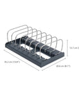 Joseph Joseph Adjustable Baking Tray Organiser Grey - KITCHEN - Shelves and Racks - Soko and Co