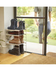 Joseph Joseph Adjustable Shoe Rack Ecru - WARDROBE - Shoe Storage - Soko and Co