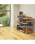 Joseph Joseph Adjustable Shoe Rack Ecru - WARDROBE - Shoe Storage - Soko and Co