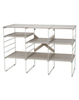 Joseph Joseph Adjustable Shoe Rack Large Ecru - WARDROBE - Shoe Storage - Soko and Co