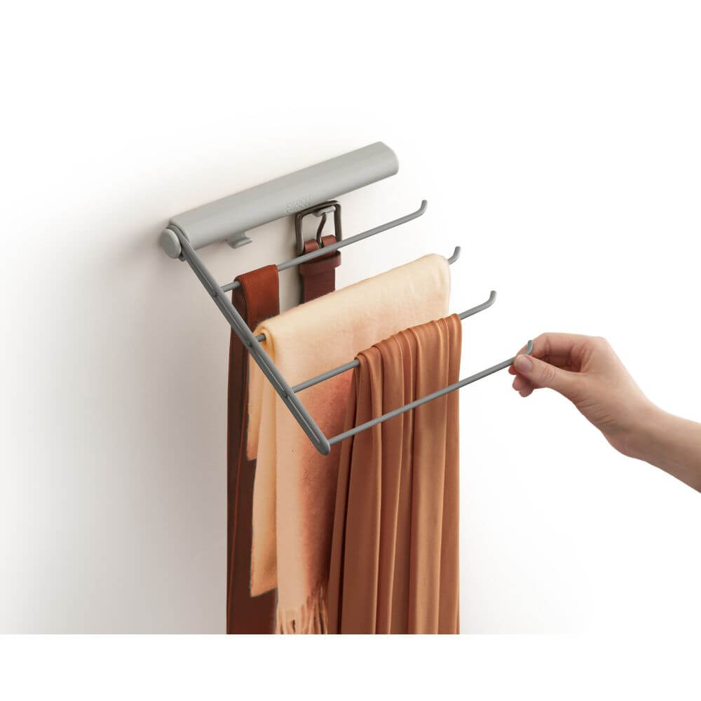 Joseph Joseph Belt, Tie & Scarf Hanging Rail Ecru - WARDROBE - Clothes Hangers - Soko and Co