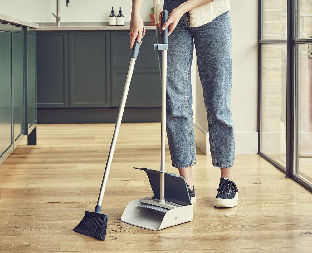 Joseph Joseph CleanStore Dustpan & Broom Sweep Set Blue - LAUNDRY - Cleaning - Soko and Co