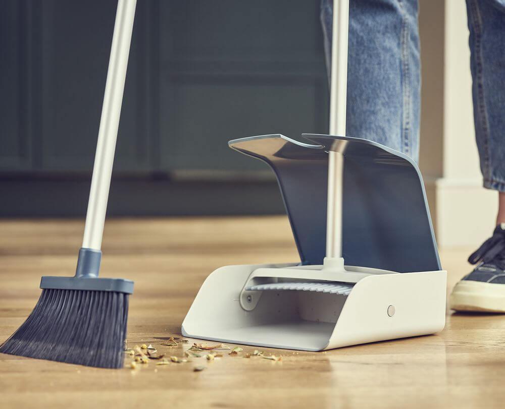 Joseph Joseph CleanStore Dustpan &amp; Broom Sweep Set Blue - LAUNDRY - Cleaning - Soko and Co