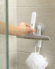 Joseph Joseph EasyStore Slimline Shower Squeegee & Storage Hook Grey - BATHROOM - Squeegees and Cleaning - Soko and Co