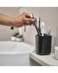 Joseph Joseph EasyStore Toothbrush Caddy Matte Black - BATHROOM - Toothbrush Holders - Soko and Co