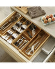 Joseph Joseph Expandable Bamboo Cutlery and Utensil Organiser - KITCHEN - Cutlery Trays - Soko and Co