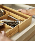 Joseph Joseph Expandable Bamboo Cutlery and Utensil Organiser - KITCHEN - Cutlery Trays - Soko and Co