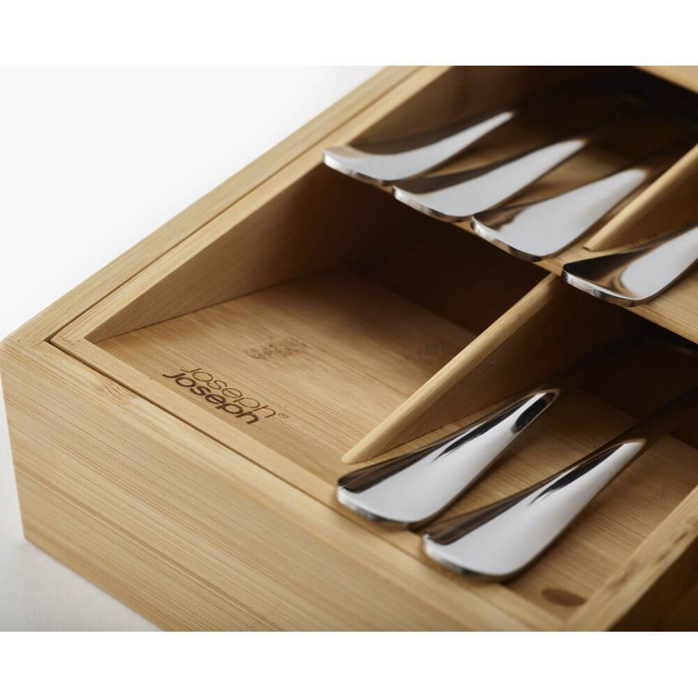 Joseph Joseph Expandable Bamboo Cutlery and Utensil Organiser - KITCHEN - Cutlery Trays - Soko and Co