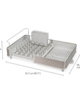 Joseph Joseph Extend Expandable Dish Rack Stainless Steel and Stone - KITCHEN - Dish Racks and Mats - Soko and Co