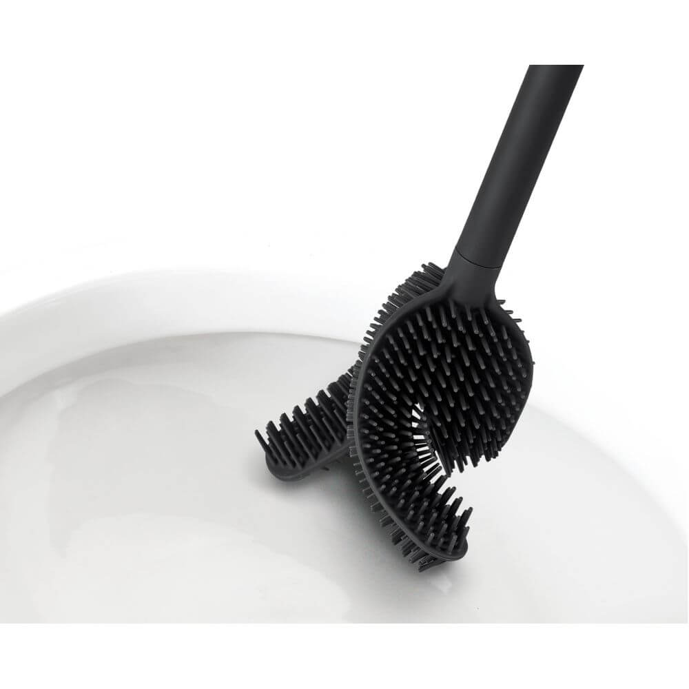 Joseph Joseph Flex 360 Luxe Toilet Brush Matte Black - BATHROOM - Toilet Brushes - Soko and Co