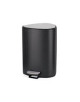 Joseph Joseph Luxe 5L Pedal Bin Matte Black - BATHROOM - Bins - Soko and Co