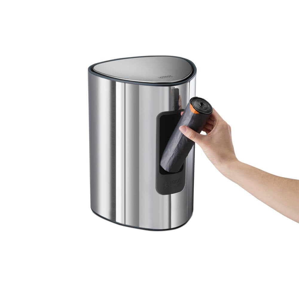 Joseph Joseph Luxe 5L Pedal Bin Stainless Steel - BATHROOM - Bins - Soko and Co