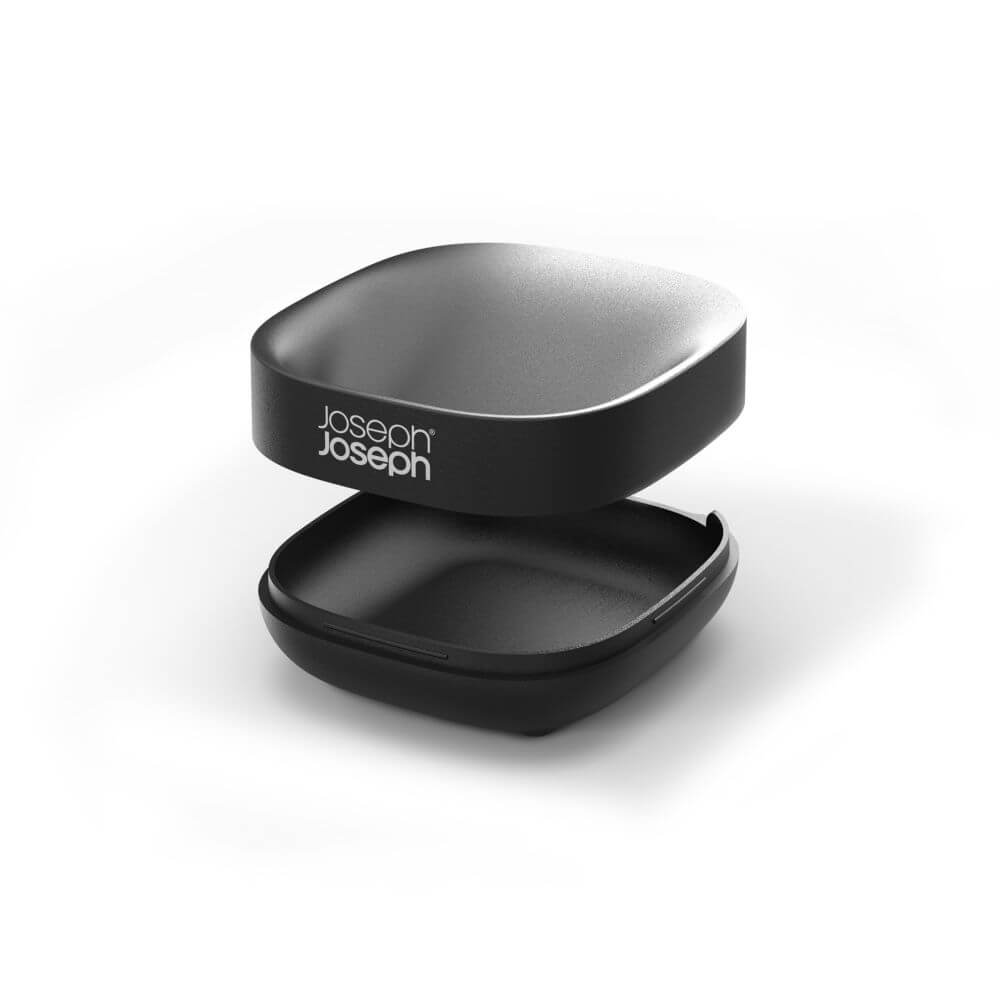 Joseph Joseph Slim Compact Soap Dish Matte Black - BATHROOM - Soap Dispensers and Trays - Soko and Co