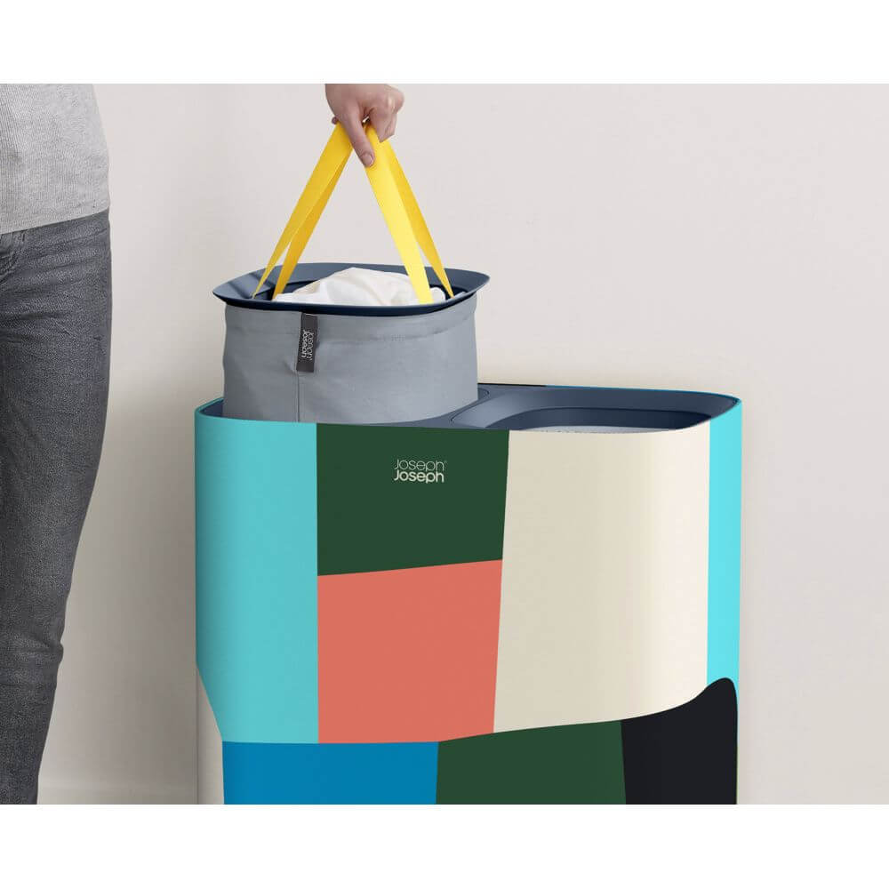 Joseph Joseph Tota 90L Twin Laundry Hamper Designer Collection - LAUNDRY - Hampers - Soko and Co