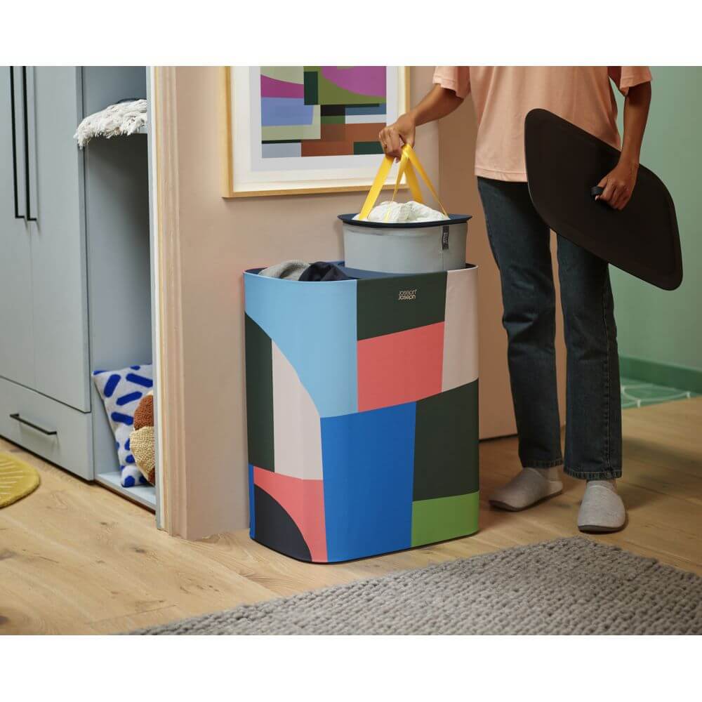 Joseph Joseph Tota 90L Twin Laundry Hamper Designer Collection - LAUNDRY - Hampers - Soko and Co