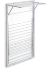 Karim 3 Tier Wall Mounted Clothes Airer White - LAUNDRY - Airers - Soko and Co