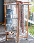 Karisma 3 Tier Tower Clothes Airer Cherry Wood - LAUNDRY - Airers - Soko and Co