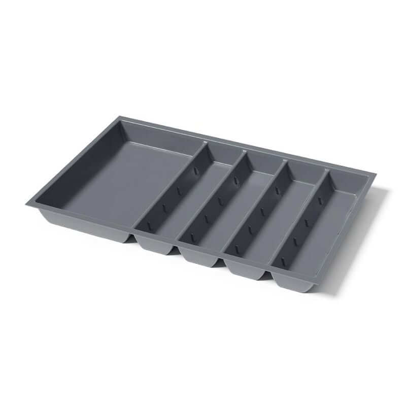 Linea Utensil Tray Grey 510 x 570mm - KITCHEN - Cutlery Trays - Soko and Co