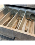 Linea Utensil Tray Grey 520 x 550mm - KITCHEN - Cutlery Trays - Soko and Co