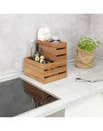 Madeira Stacking Bamboo Storage Crates Large - HOME STORAGE - Baskets and Totes - Soko and Co