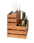 Madeira Stacking Bamboo Storage Crates Small - HOME STORAGE - Baskets and Totes - Soko and Co