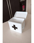 Medicine Box With Dividers White - LAUNDRY - Accessories - Soko and Co