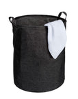 Messina 70L Linen Laundry Hamper Charcoal - LAUNDRY - Hampers - Soko and Co