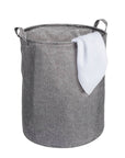 Messina 70L Linen Laundry Hamper Grey - LAUNDRY - Hampers - Soko and Co