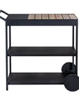 Miro 3 Tier Kitchen Trolley Matte Black - HOME STORAGE - Storage Trolleys - Soko and Co