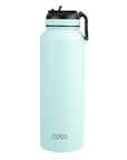 Oasis 1.1L Insulated Challenger Water Bottle with Straw Green - LIFESTYLE - Water Bottles - Soko and Co