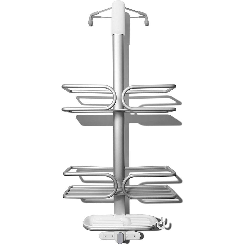 OXO 3 Tier Aluminium Over Door Shower Caddy - BATHROOM - Shower Caddies - Soko and Co