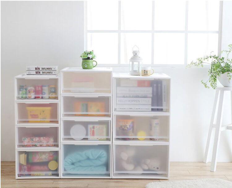 Paula 20L Stackable Storage Drawer White - WARDROBE - Storage - Soko and Co