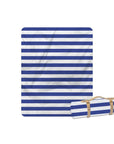 Picnic Blanket With Carry Strap Hamptons Blue - LIFESTYLE - Picnic - Soko and Co