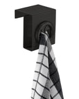 Push In Over Door Tea Towel Holder Matte Black - KITCHEN - Sink - Soko and Co