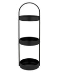 Regal 3-Tier Round Shelving Unit Black - HOME STORAGE - Shelves and Cabinets - Soko and Co