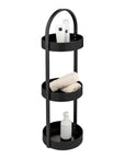 Regal 3-Tier Round Shelving Unit Black - HOME STORAGE - Shelves and Cabinets - Soko and Co