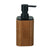 Serro Soap Dispenser Bamboo and Black - BATHROOM - Soap Dispensers and Trays - Soko and Co