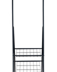 Shiva Mini 2 Shelf Clothes Rack Matte Black - WARDROBE - Garment Racks - Soko and Co