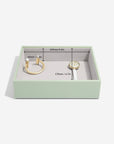 Stackers Classic 1 Compartment Deep Jewellery Tray Sage Green - WARDROBE - Jewellery Storage - Soko and Co