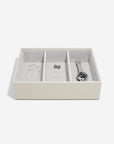 Stackers Classic 3 Compartment Deep Jewellery Tray Oatmeal - WARDROBE - Jewellery Storage - Soko and Co