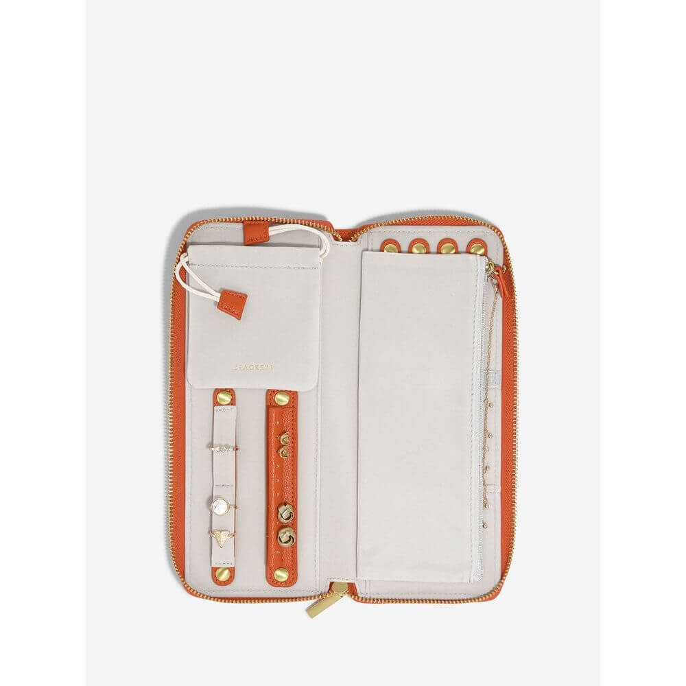 Stackers Jewellery Roll Orange - BATHROOM - Makeup Storage - Soko and Co