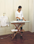 Stirocomodo Ironing Board On Wheels Cherry Wood - LAUNDRY - Ironing - Soko and Co