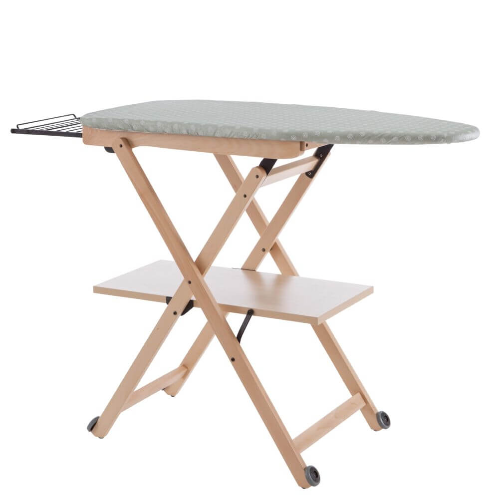 Stirocomodo Ironing Board On Wheels Natural - LAUNDRY - Ironing - Soko and Co