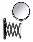 Telescopic Wall Mounted Cosmetic Mirror Black - BATHROOM - Mirrors - Soko and Co