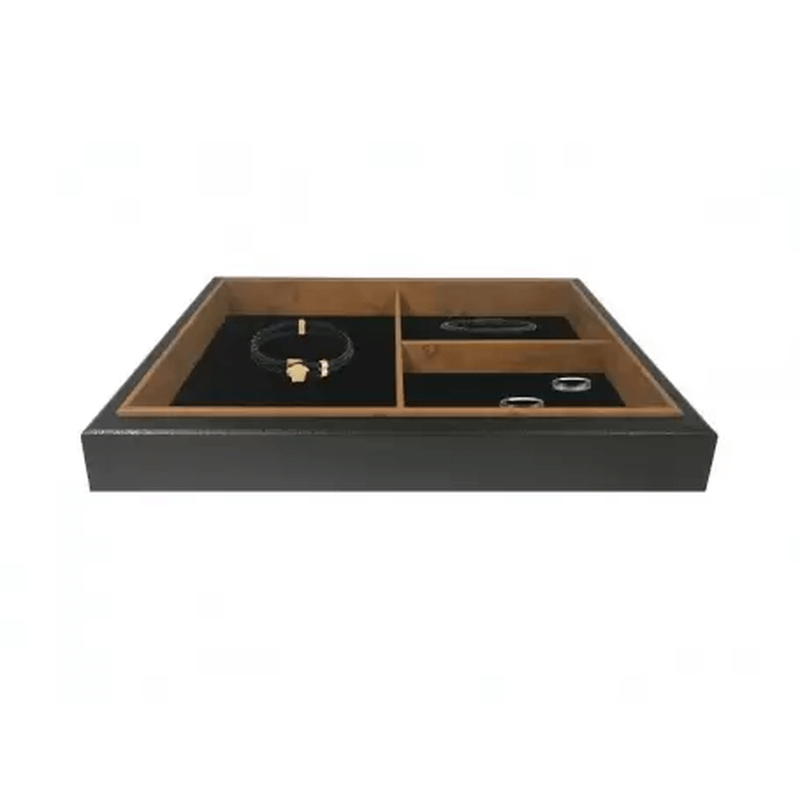 Urburn Stackable Jewellery Tray with 3 Compartments - WARDROBE - Jewellery Storage - Soko and Co