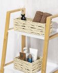 Vabriano Long Woven Storage Box Cream - HOME STORAGE - Baskets and Totes - Soko and Co