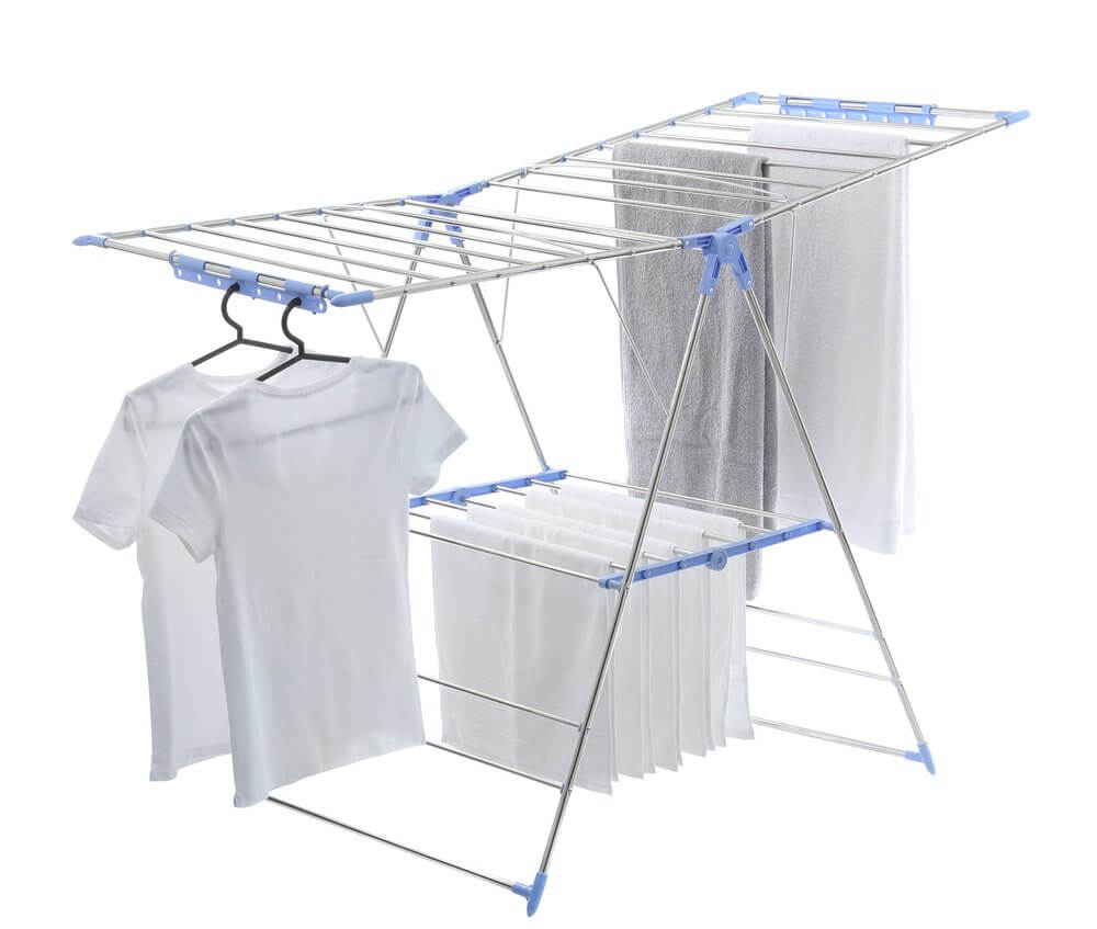 Wide 28 Rail Stainless Steel A-Frame Clothes Airer & Bonus Hangers - LAUNDRY - Airers - Soko and Co