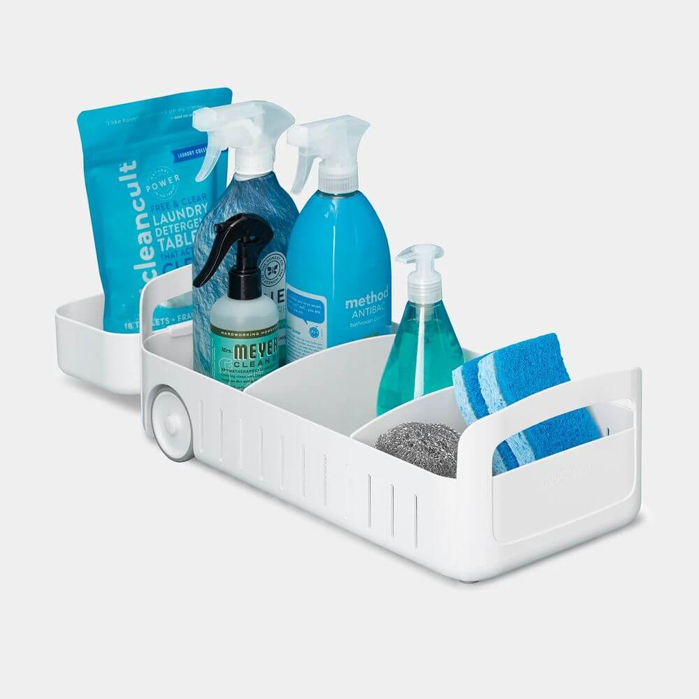 Youcopia RollOut Large Under Sink Caddy White - KITCHEN - Organising Containers - Soko and Co