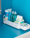 Youcopia RollOut Small Under Sink Caddy White - KITCHEN - Organising Containers - Soko and Co