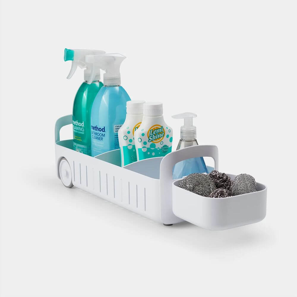 Youcopia RollOut Small Under Sink Caddy White - KITCHEN - Organising Containers - Soko and Co